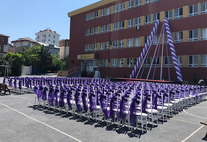 İstanbul mezuniyet töreni organizasyonu sahne ve dekorasyon